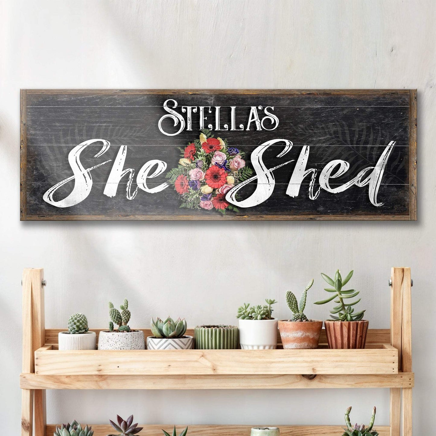 Personalized She Shed Sign VI - Tailored Canvases - Flyclothing LLC