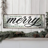 Have Yourself a Merry Little Christmas Sign VII - Tailored Canvases - Flyclothing LLC