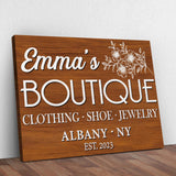 Boutique Sign V - Tailored Canvases - Flyclothing LLC