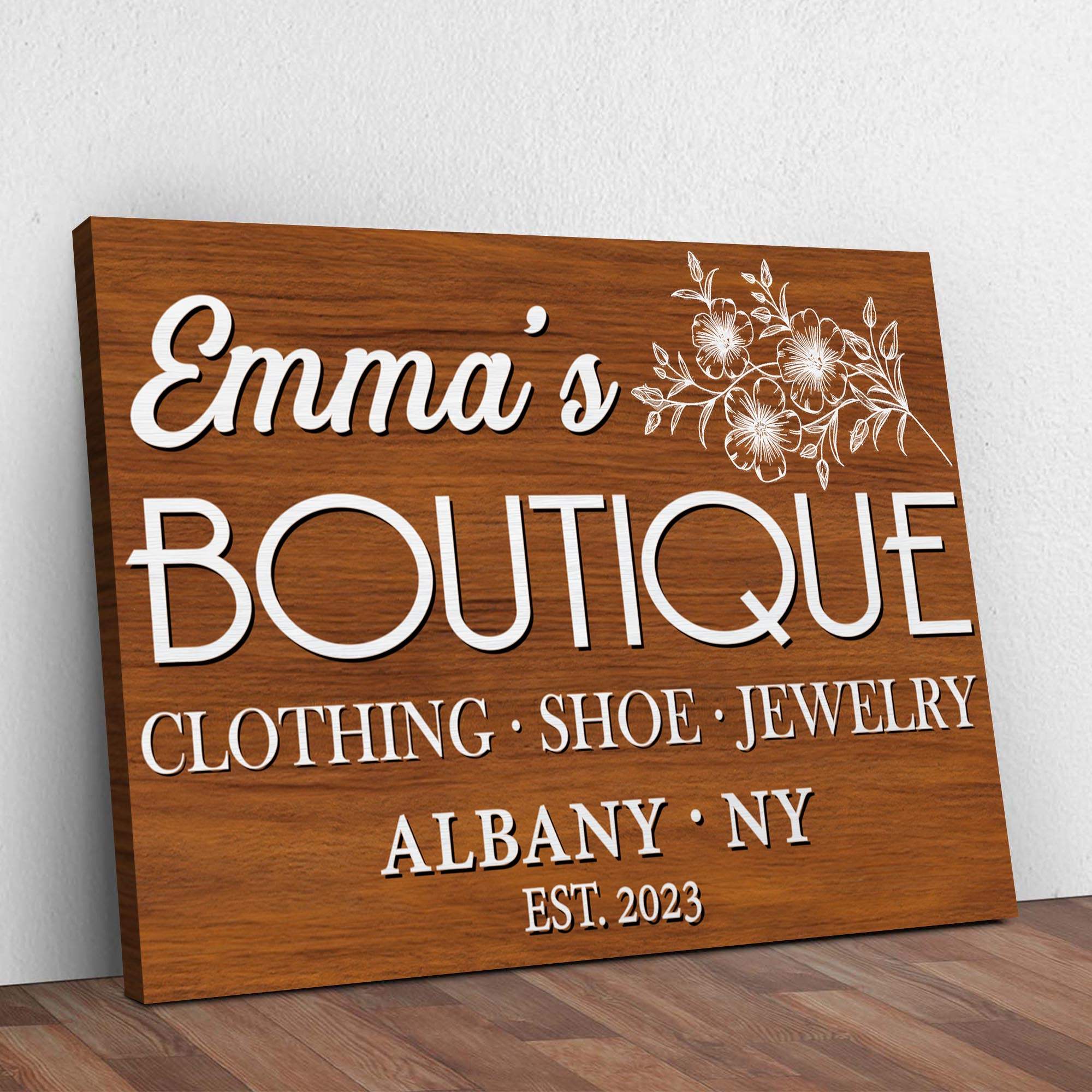 Boutique Sign V - Tailored Canvases - Flyclothing LLC