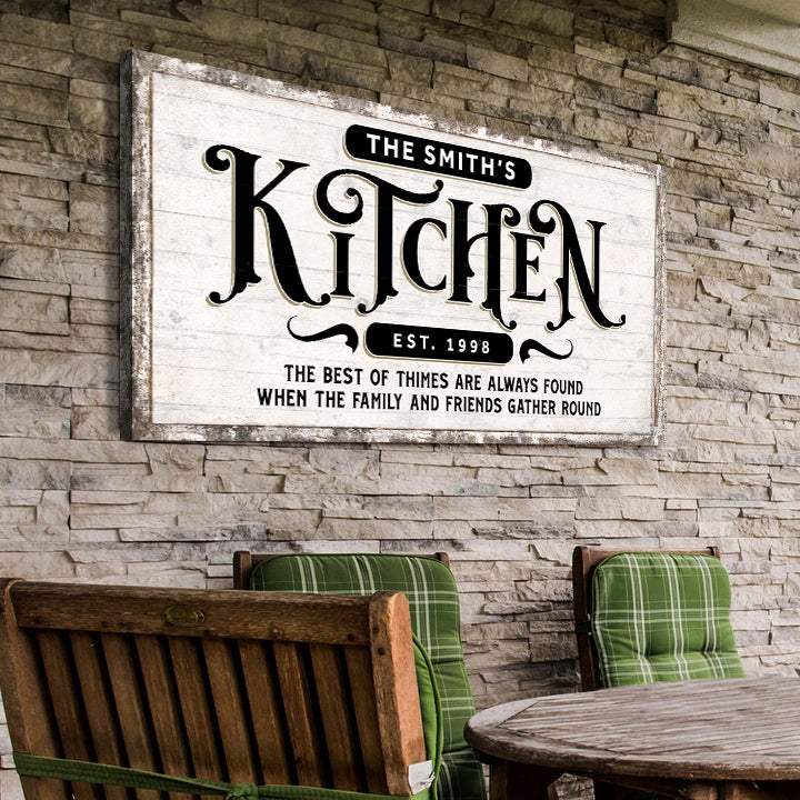 Kitchen Sign VII - Tailored Canvases - Flyclothing LLC