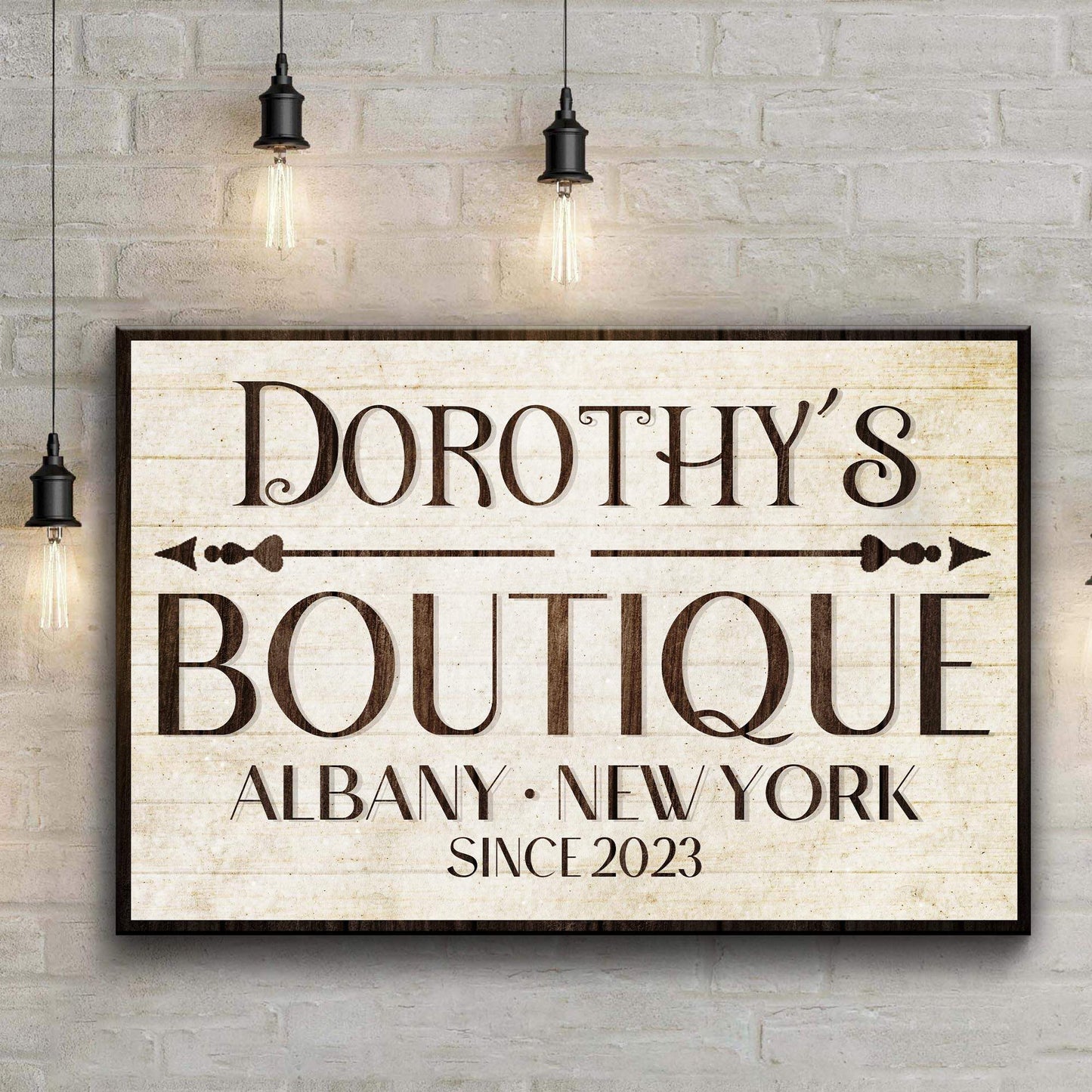Boutique Sign IV - Tailored Canvases - Flyclothing LLC