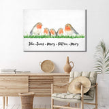 Family Flock of Birds Sign - Tailored Canvases - Flyclothing LLC