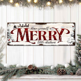 Have Yourself a Merry Little Christmas Sign VIII - Tailored Canvases - Flyclothing LLC