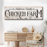 Chicken Farm Farmhouse Sign III - Tailored Canvases - Flyclothing LLC