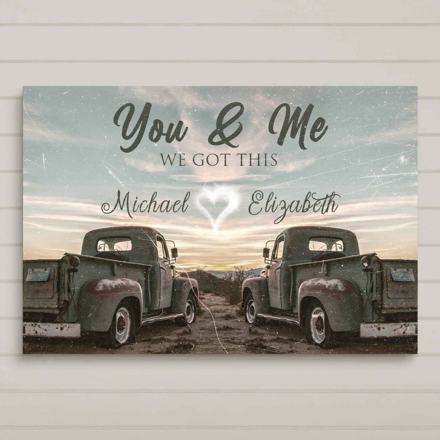 Vintage Truck Themed We Got This Couple Sign - Tailored Canvases - Flyclothing LLC