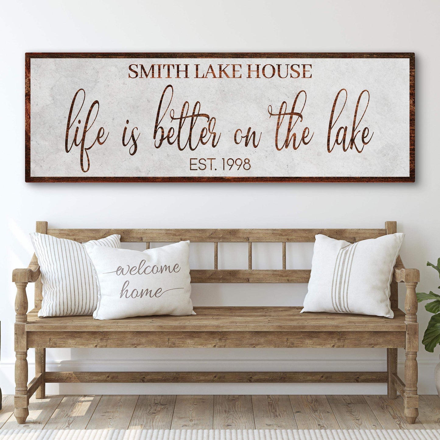Life Is Better On The Lake Sign - Tailored Canvases - Flyclothing LLC