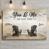 Fishing Themed We Got This Couple Sign - Tailored Canvases - Flyclothing LLC