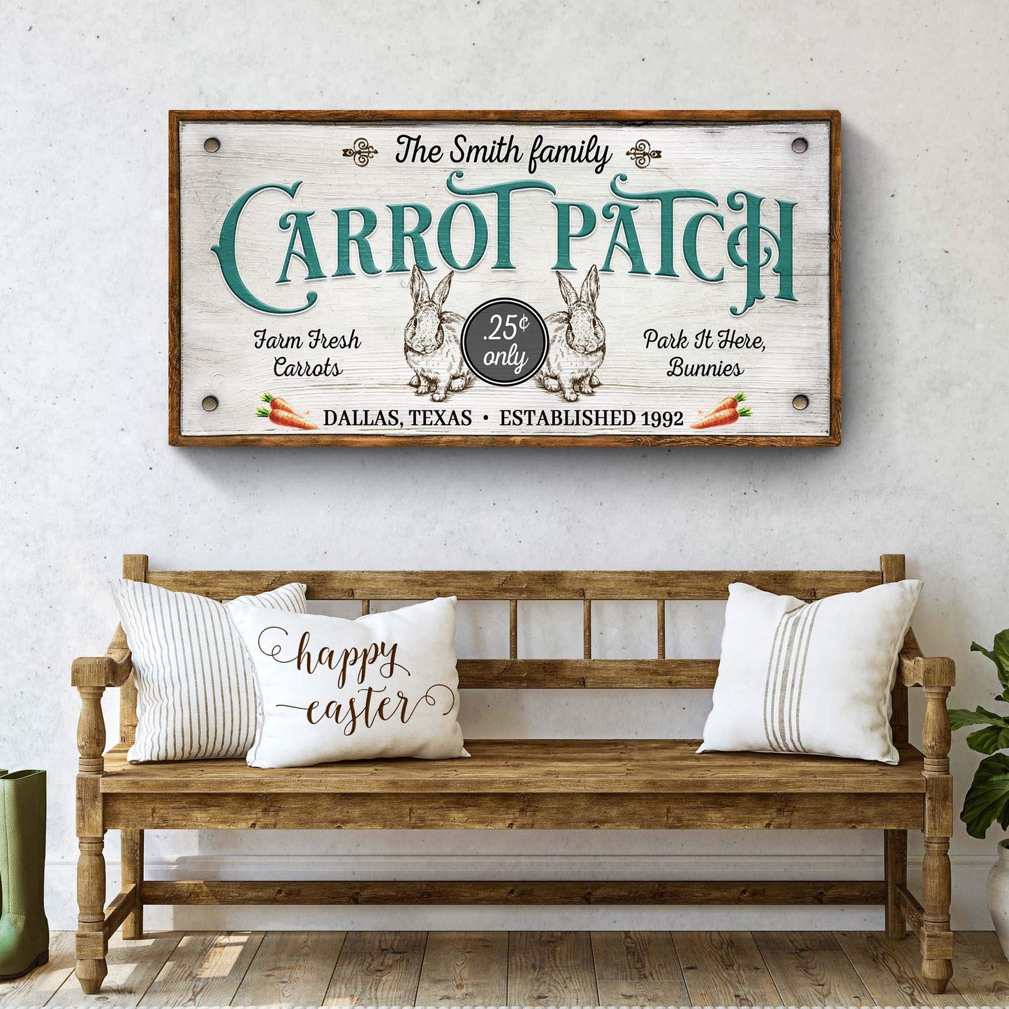 Farm Fresh Carrot Patch Sign II - Tailored Canvases - Flyclothing LLC