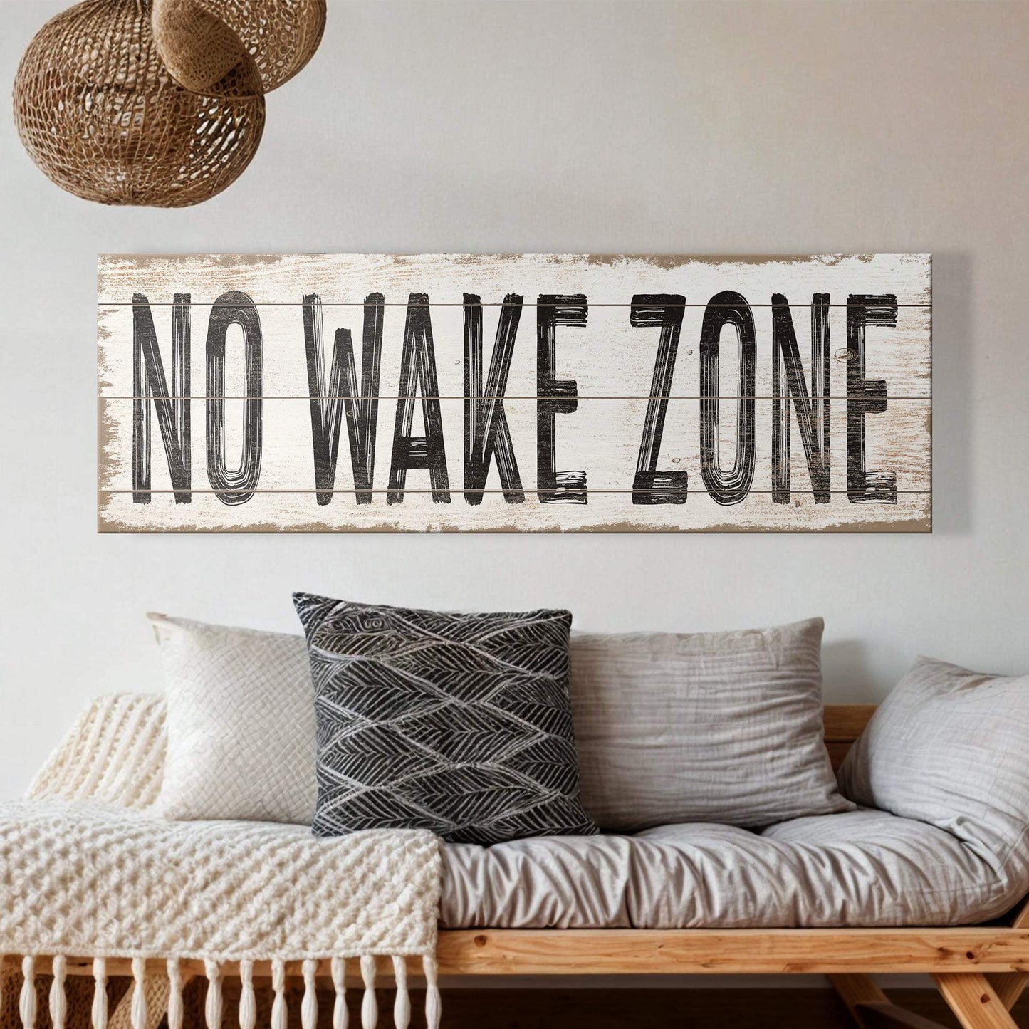 No Wake Zone Sign XVII - Tailored Canvases - Flyclothing LLC