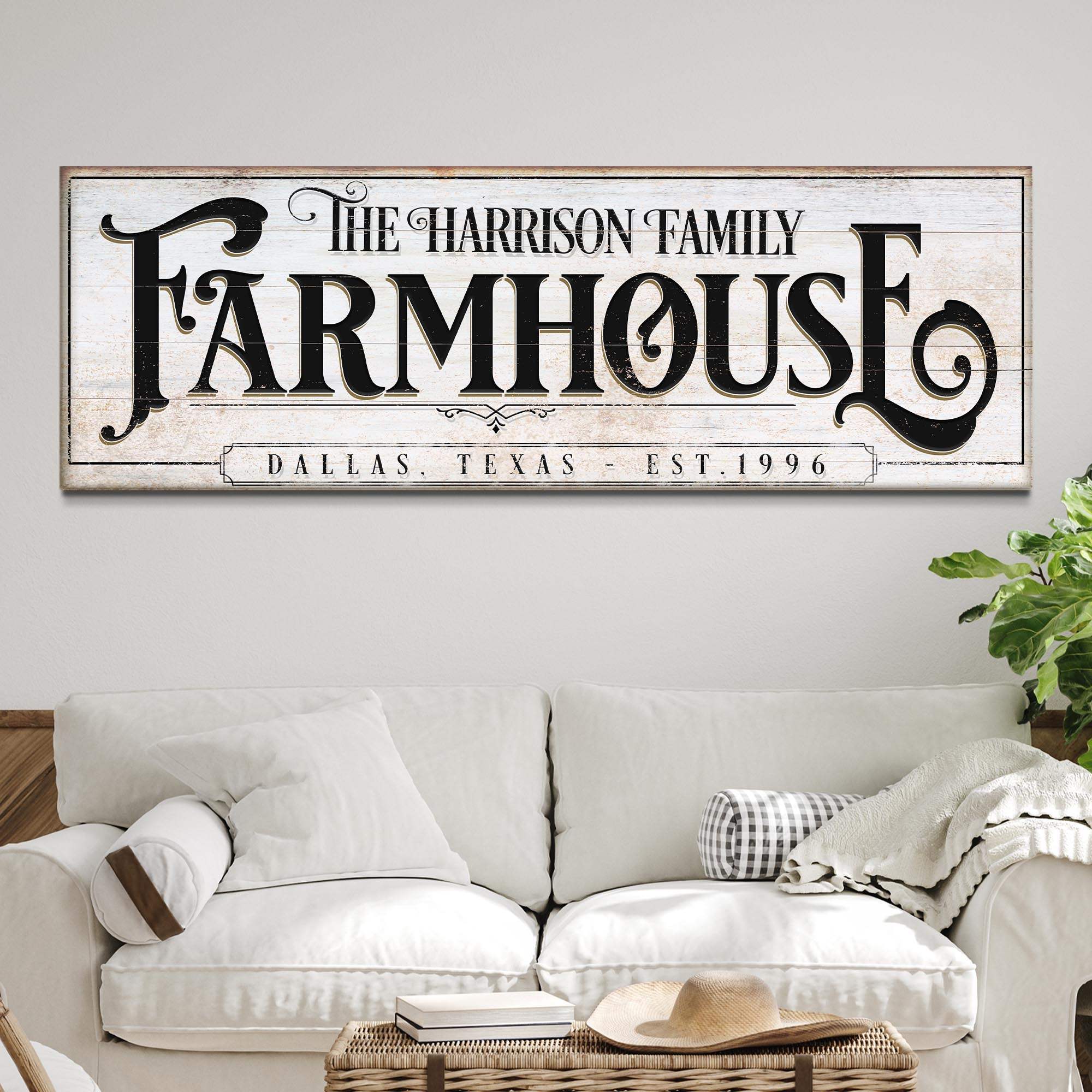 Vintage Rust Farmhouse Sign - Tailored Canvases - Flyclothing LLC