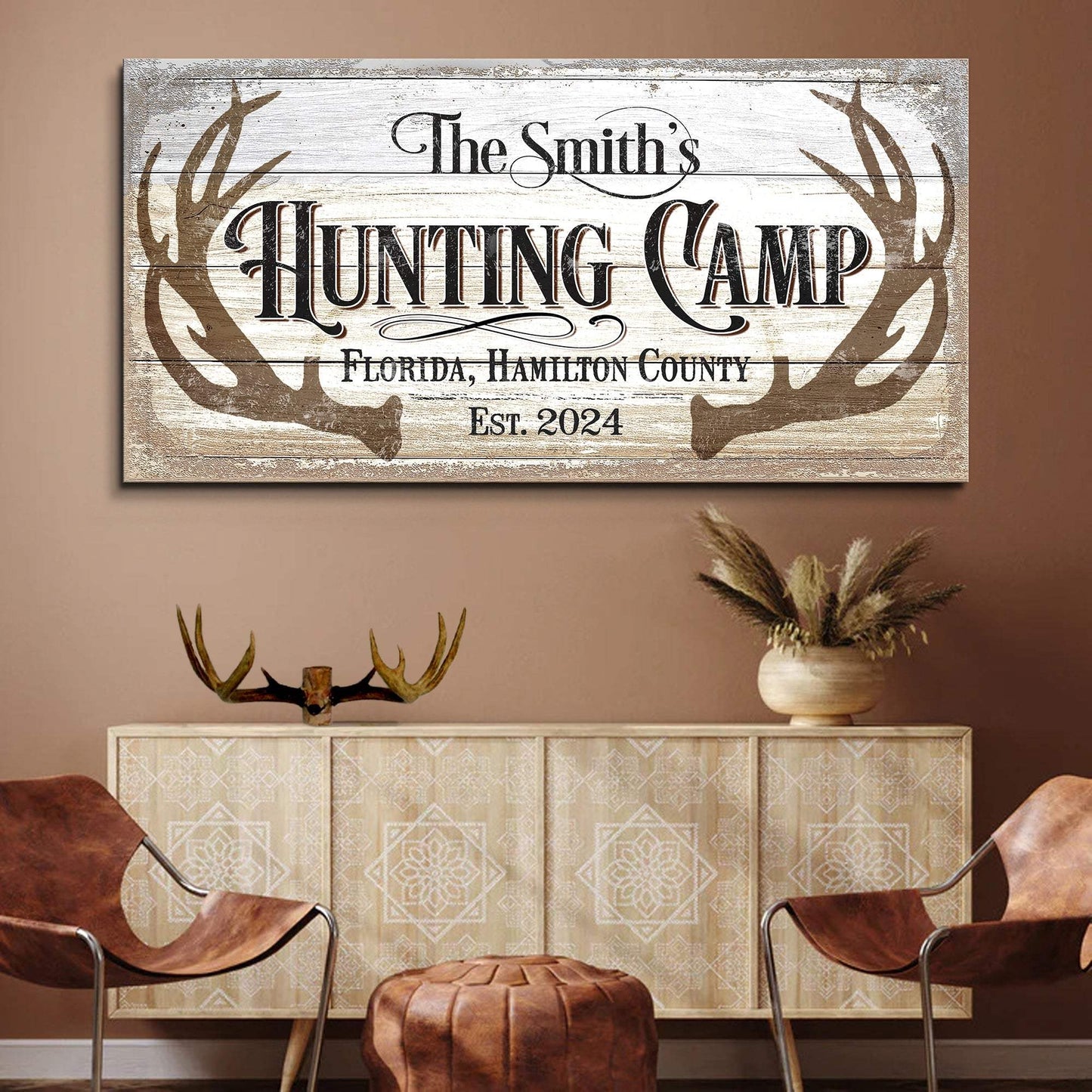 Hunting Camp Family Sign - Tailored Canvases - Flyclothing LLC