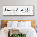 Forever And Ever Amen Faith Sign - Tailored Canvases - Flyclothing LLC