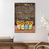 Mother's Day Sign To Me You Are My World - Tailored Canvases - Flyclothing LLC