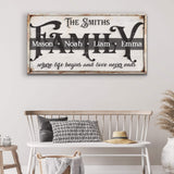 Family Sign XXIII - Tailored Canvases - Flyclothing LLC