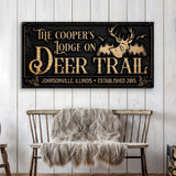 Hunting Lodge Sign - Tailored Canvases - Flyclothing LLC