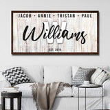 Family Wood Sign III - Tailored Canvases - Flyclothing LLC