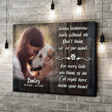 Pet Memorial Sign - Tailored Canvases - Flyclothing LLC