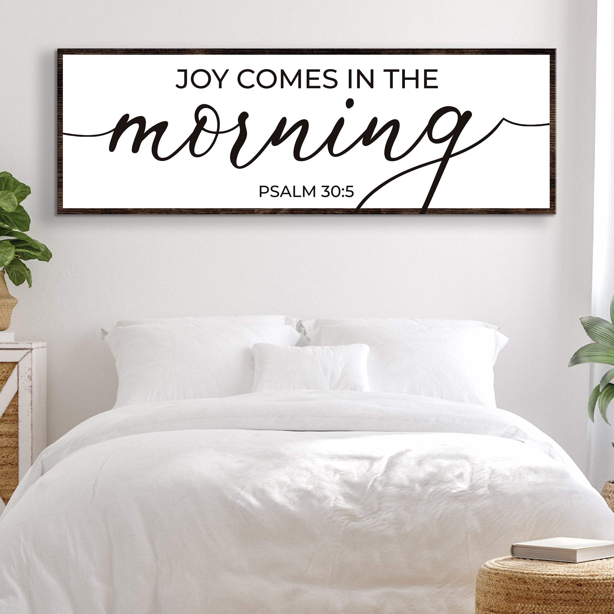 Joy Comes In The Morning Faith Sign III - Tailored Canvases - Flyclothing LLC