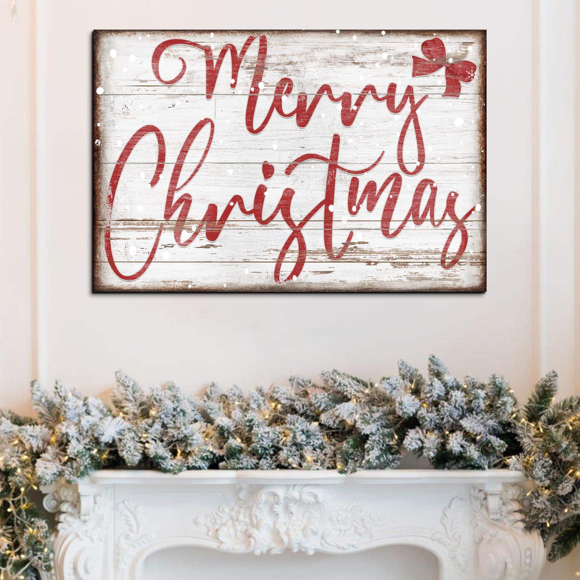 Merry Christmas Sign X - Tailored Canvases - Flyclothing LLC