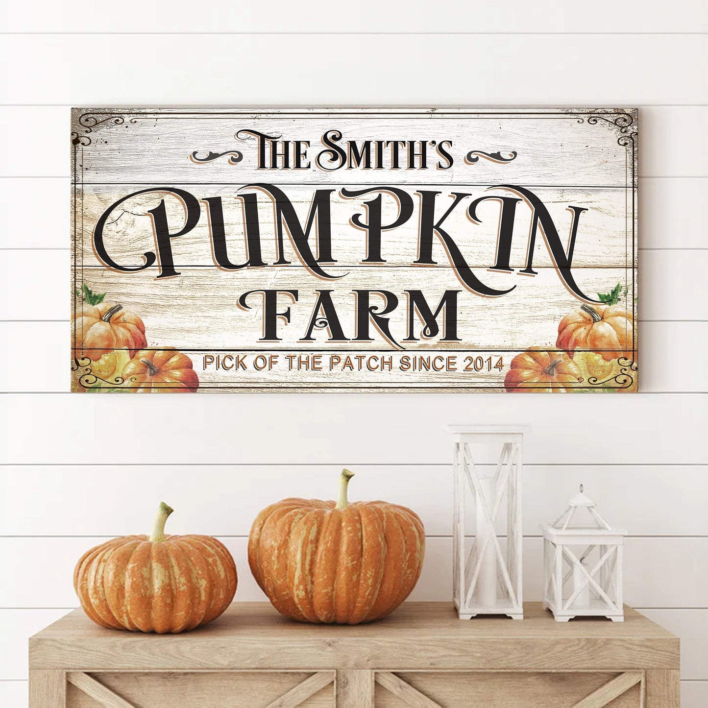 Pick Of The Patch Pumpkin Farm Sign - Tailored Canvases - Flyclothing LLC