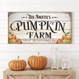 Pick Of The Patch Pumpkin Farm Sign - Tailored Canvases - Flyclothing LLC