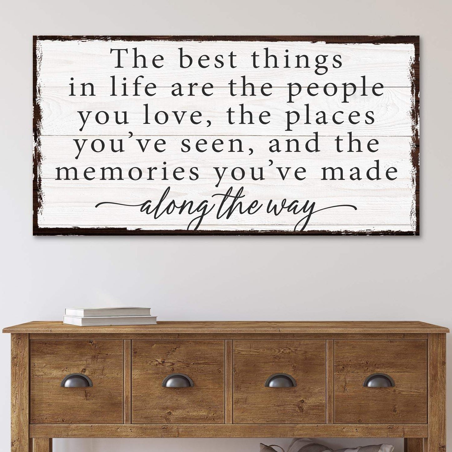 The Best Things In Life Sign IV - Tailored Canvases - Flyclothing LLC