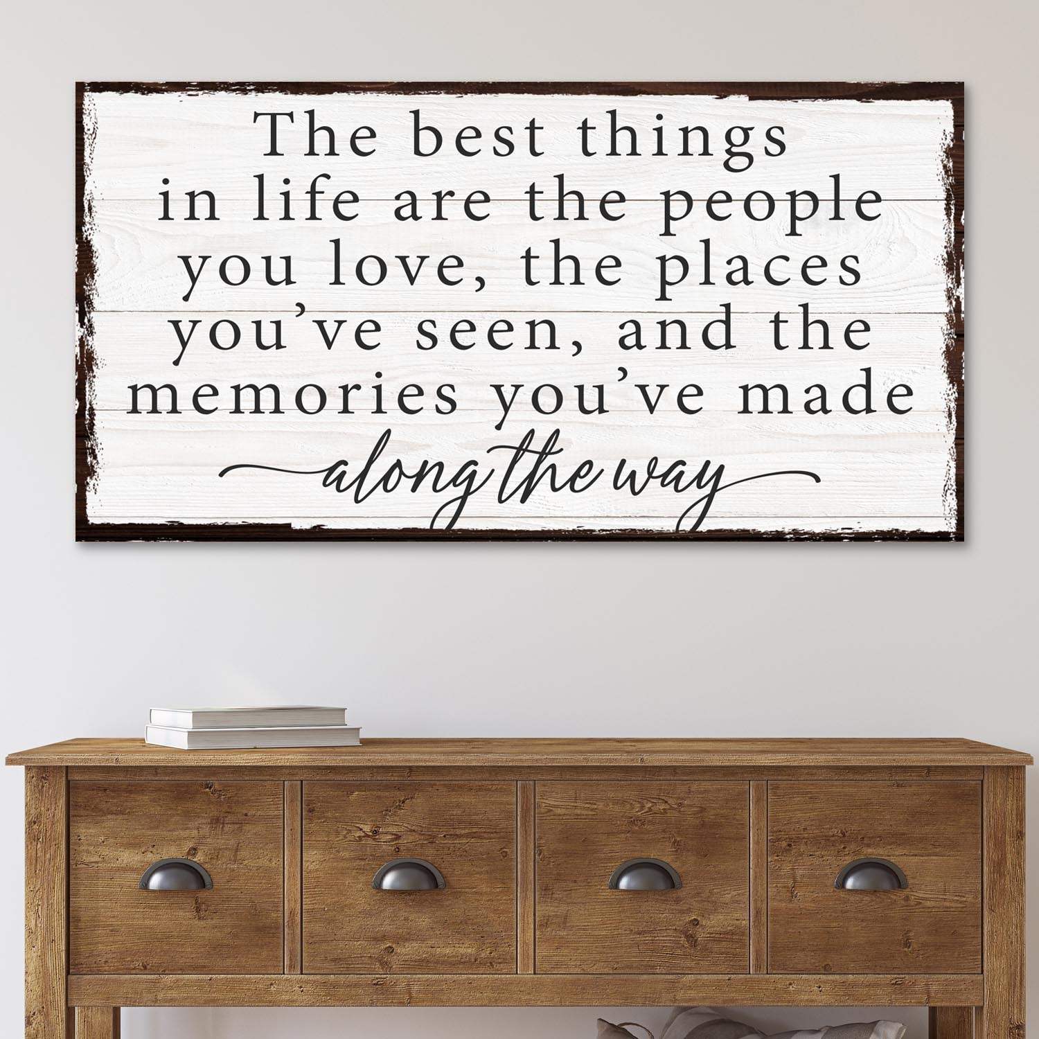 The Best Things In Life Sign IV - Tailored Canvases - Flyclothing LLC