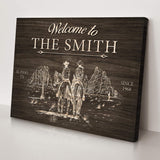 Cowboy Welcome Sign - Tailored Canvases - Flyclothing LLC