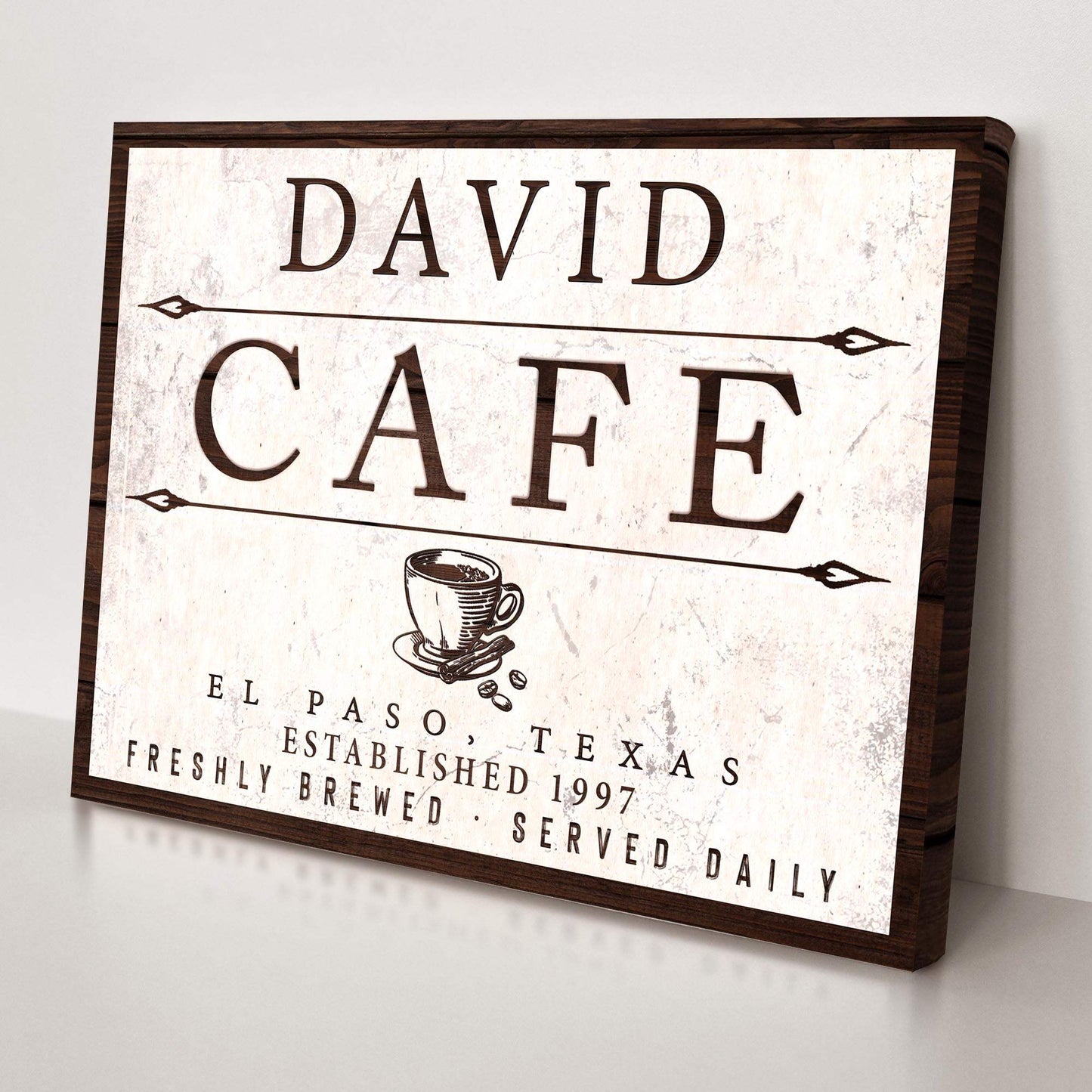 Cafe Sign II - Tailored Canvases - Flyclothing LLC