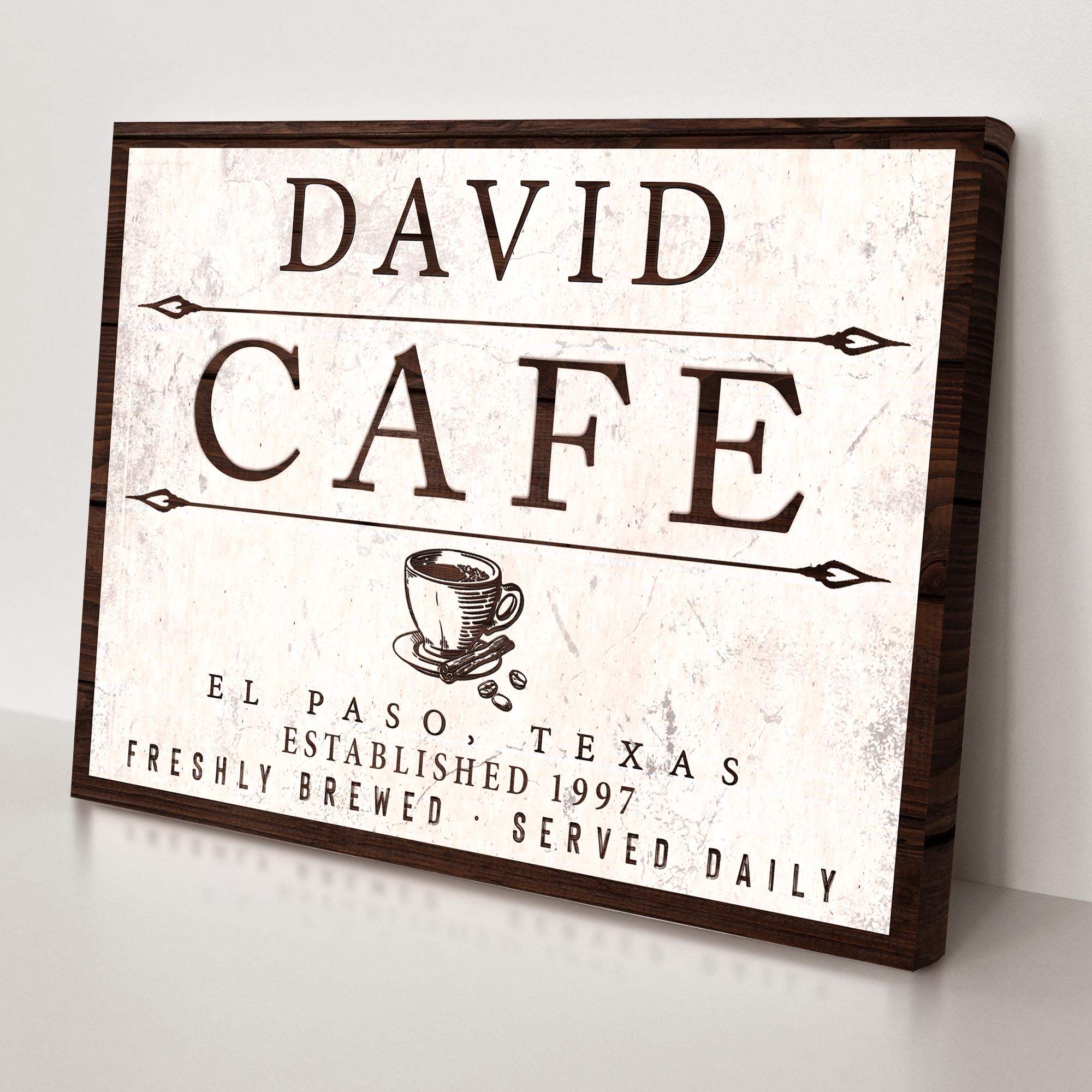 Cafe Sign II - Tailored Canvases - Flyclothing LLC