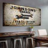 Garage Sign - Tailored Canvases - Flyclothing LLC