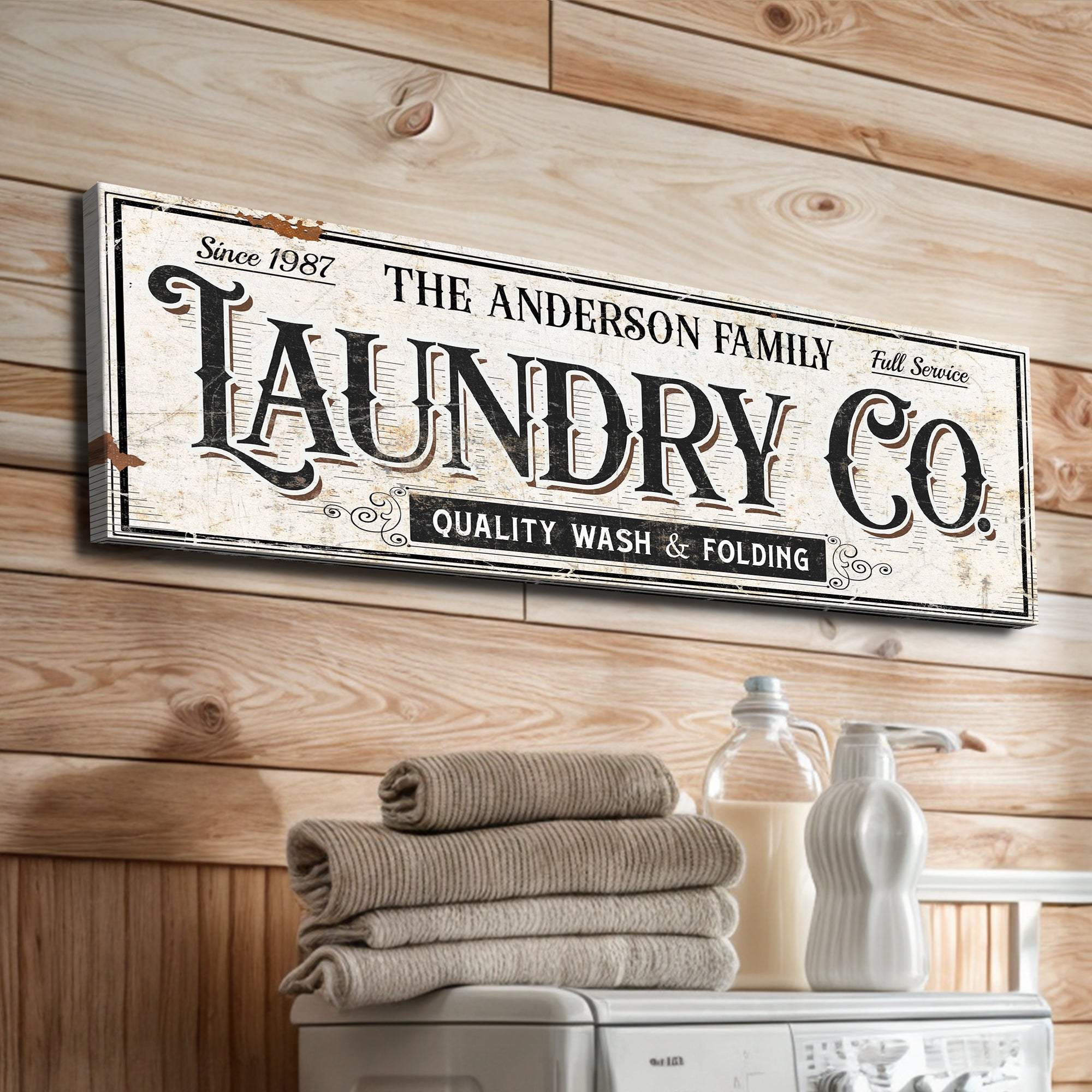 The Laundry Room Sign VIII - Tailored Canvases - Flyclothing LLC