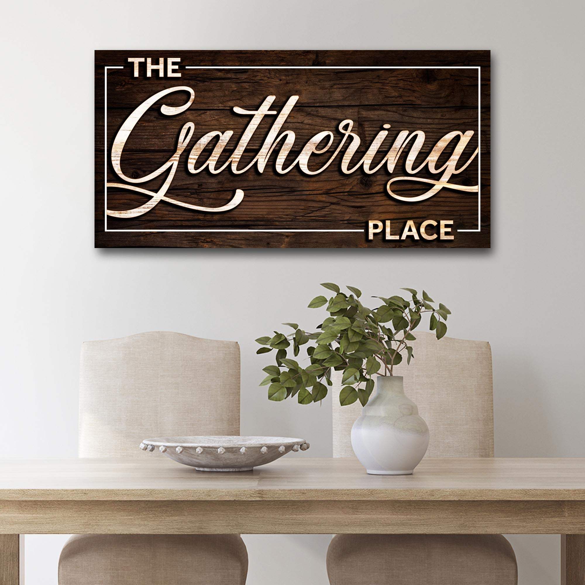 The Gathering Place Sign - Tailored Canvases - Flyclothing LLC