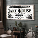 Lake House Sign VIII - Tailored Canvases - Flyclothing LLC