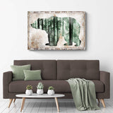 Animals Forest Bear Birch Canvas Wall Art - Tailored Canvases - Flyclothing LLC