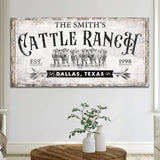 Branded Cattle Ranch Sign VI - Tailored Canvases - Flyclothing LLC
