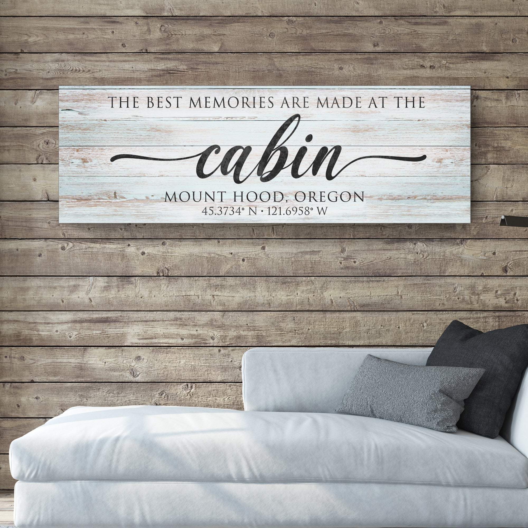 Best Memories Are Made At The Cabin Sign II - Tailored Canvases - Flyclothing LLC