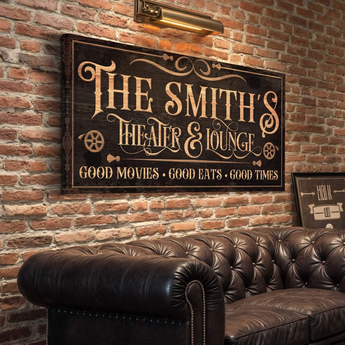 Personalized Theater Sign V - Tailored Canvases - Flyclothing LLC
