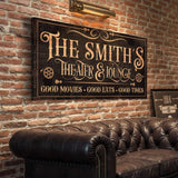 Personalized Theater Sign V - Tailored Canvases - Flyclothing LLC