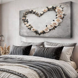 Skull and Flowers Wall Art XI - Tailored Canvases - Flyclothing LLC