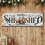 Personalized She Shed Sign - Tailored Canvases - Flyclothing LLC