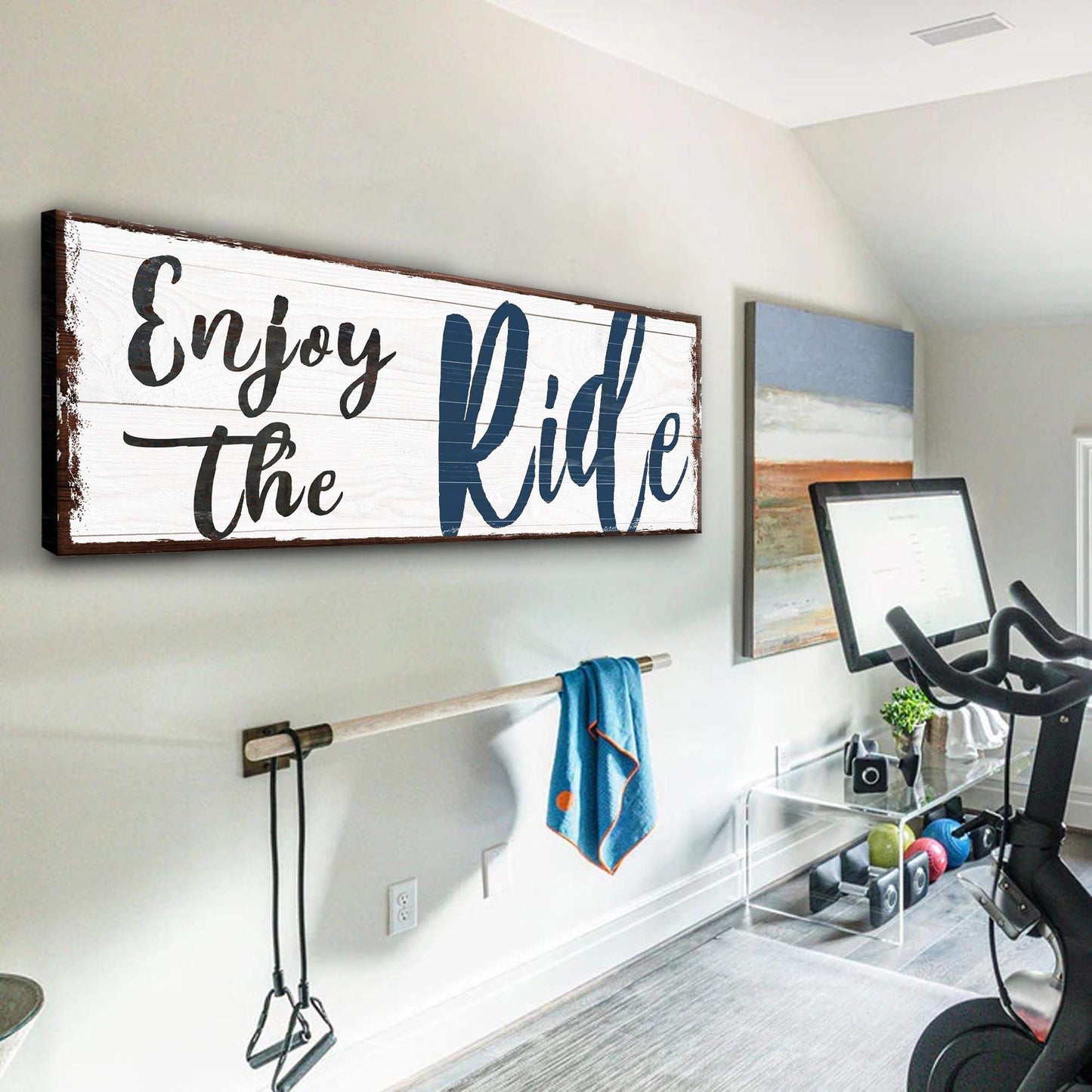 Enjoy The Ride Sign - Tailored Canvases - Flyclothing LLC