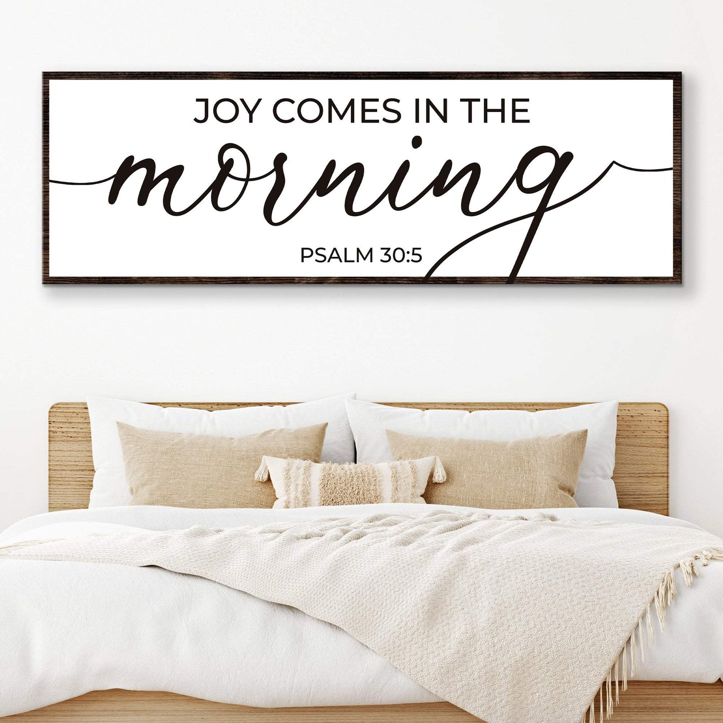 Joy Comes In The Morning Faith Sign III - Tailored Canvases - Flyclothing LLC
