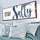 Stay Salty Coastal Sign III - Tailored Canvases - Flyclothing LLC