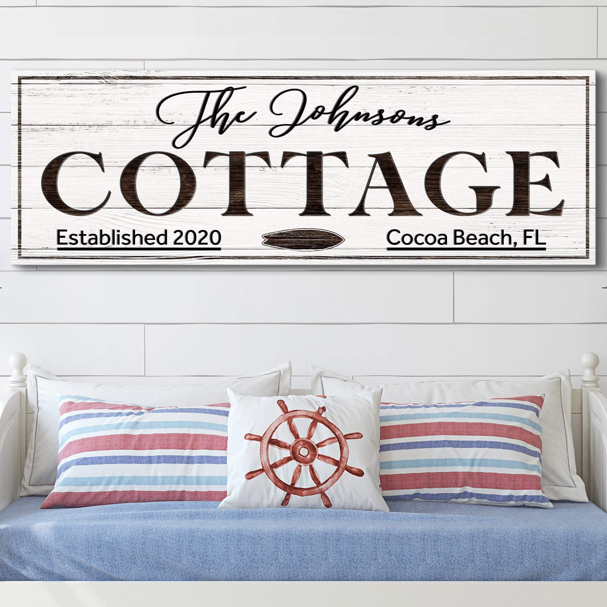 Cottage Beach House Sign - Tailored Canvases - Flyclothing LLC