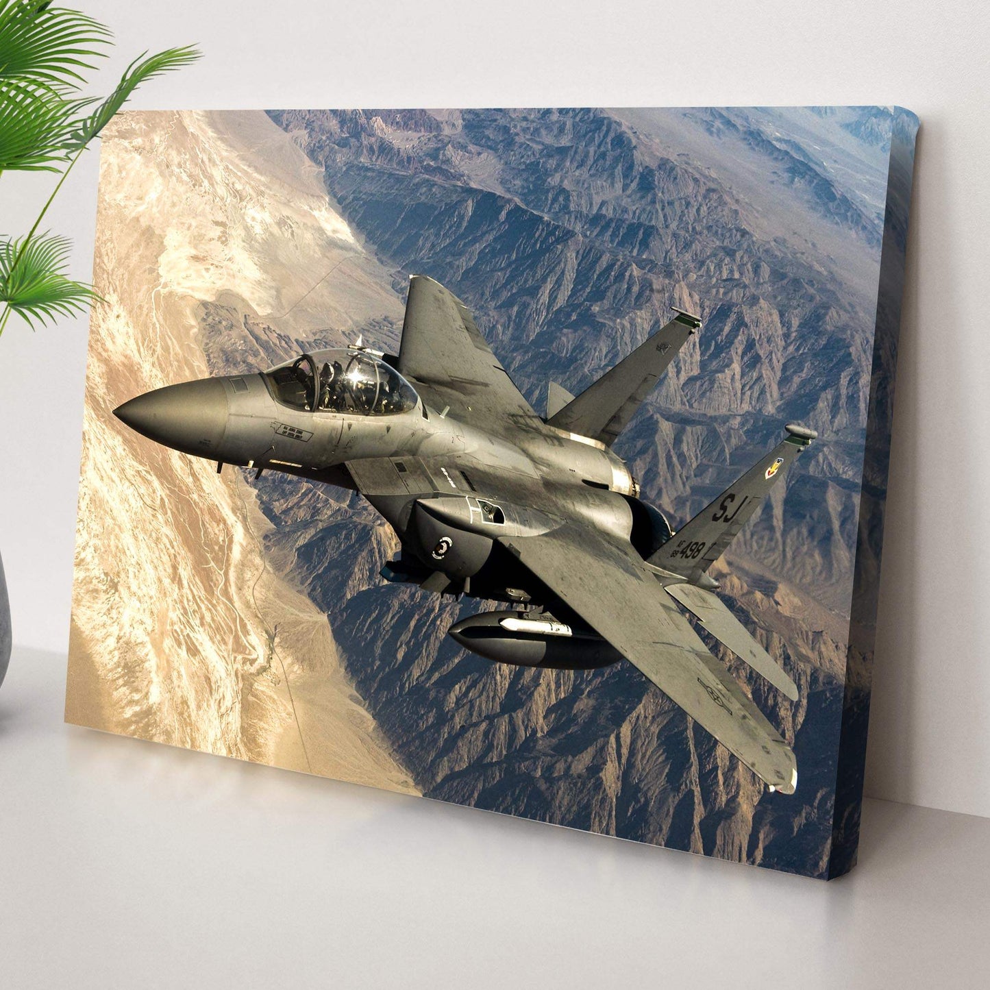Fighter Plane Canvas Wall Art - Tailored Canvases - Flyclothing LLC