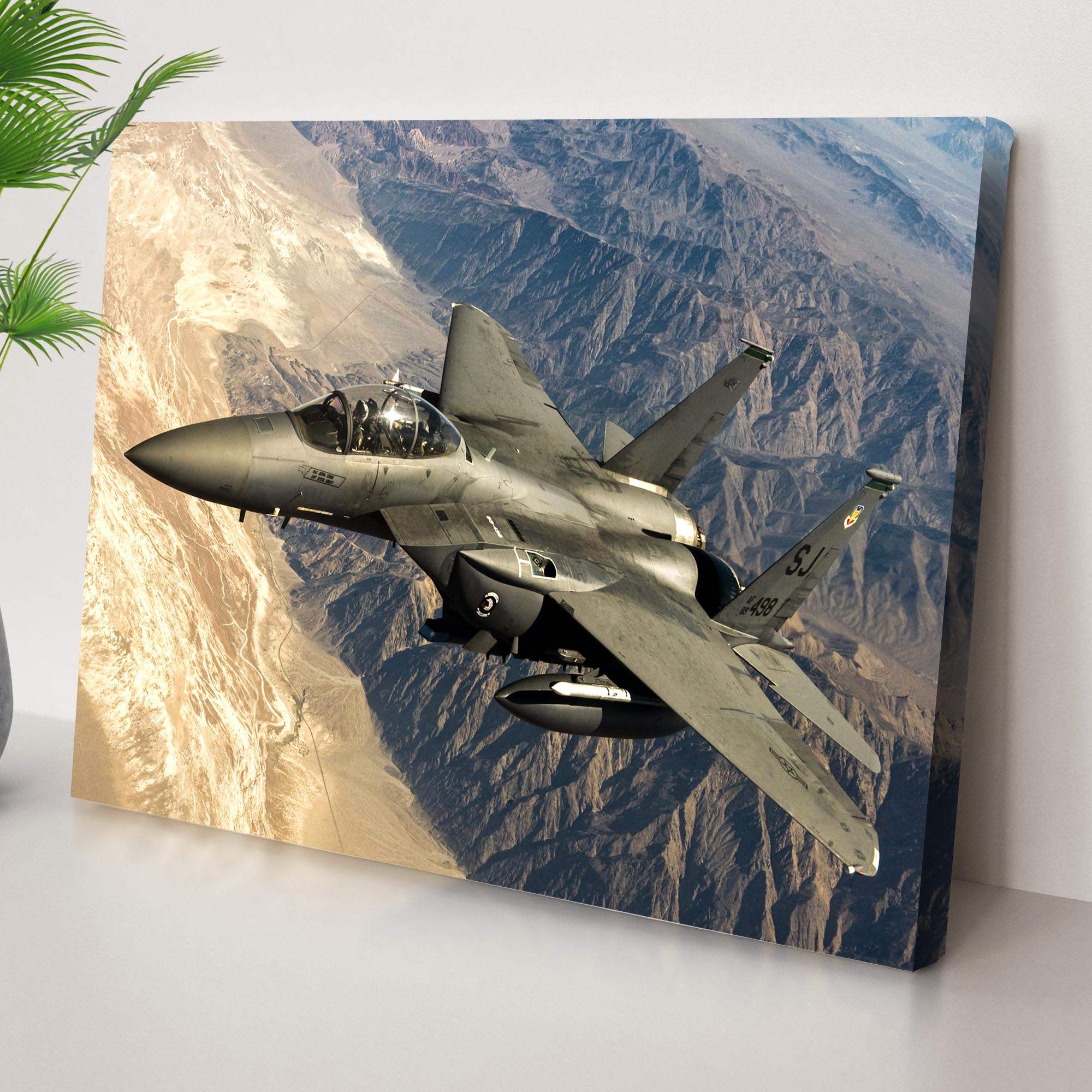 Fighter Plane Canvas Wall Art - Tailored Canvases - Flyclothing LLC