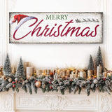 Vintage Merry Christmas Sign IV - Tailored Canvases - Flyclothing LLC