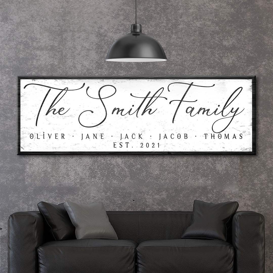 Family Sign II - Tailored Canvases - Flyclothing LLC